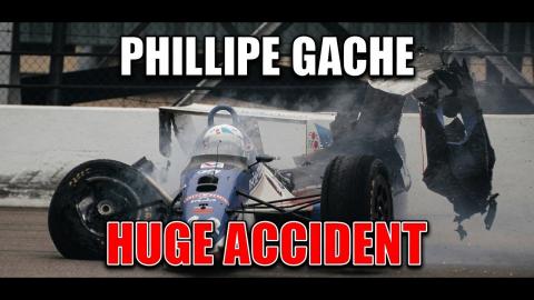 1992 CART Indianapolis 500 Phillipe Gache Stan Fox incident