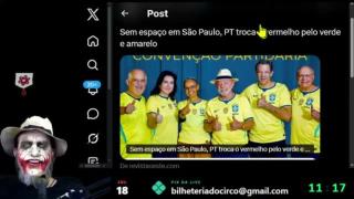 Época de comunista fingir que gosta de verde e amarelo