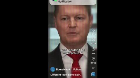 The new lesbian Premier of Victoria gets called out at his first press conference