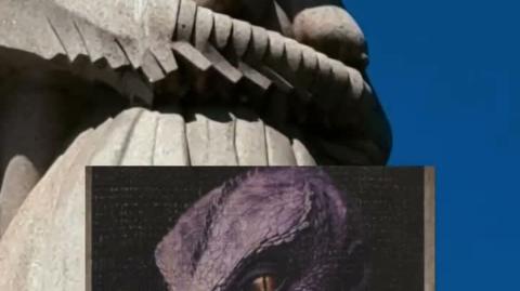 Satanic statues in Norway Oslow Park