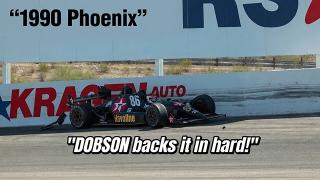 1990 CART Phoenix - Dominic Dobson crash.