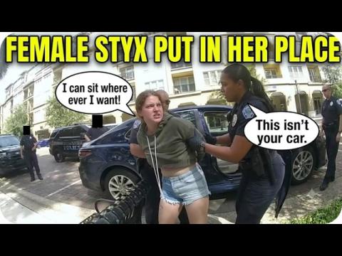 Street Lolcows #1 - Female Styxhexenhammer666 Argues Communism With Cops, Gaslighting Extraordinaire