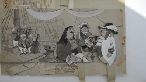 Captain Pugwash - demonstrating John Ryan's animation technique