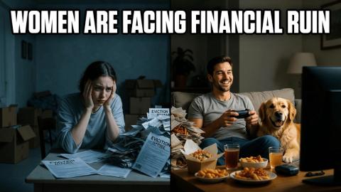Women Are Facing Financial Ruin As Men Relax At Home And Play Video Games