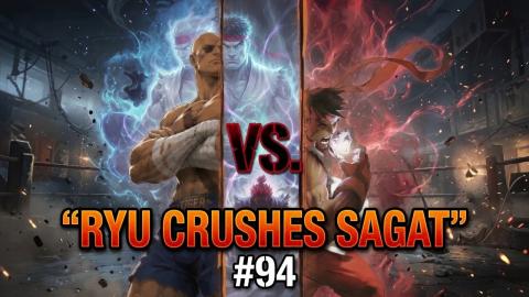 PCR's TOP 100 Japanese Animated moments #94 / Ryu CRUSHES Sagat!