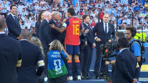 President Trump Participates in a FIFA World Cup Trophy Ceremony