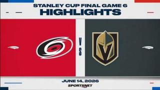 NHL Game 6 Highlights | Hurricanes vs. Golden Knights - June 14, 2026