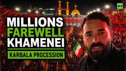 Millions gather in Iraq to farewell late Iranian Supreme Leader Ali Khamenei
