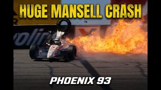 1993 CART Grand Prix of Phoenix Nigel Mansell practice incident