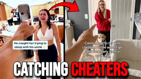 Wife Tries To SNEAK Another Man Into The House And Gets Caught