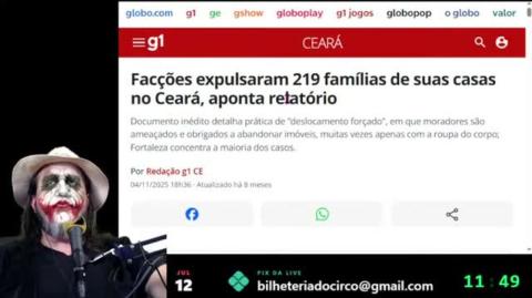 FACÇÕES CONTINUAM EXPULSANDO FAMÍLIAS DE CASAS NO CEARÁ