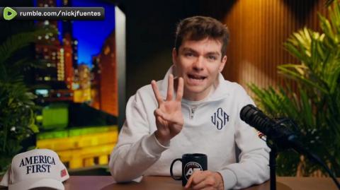 Nick Fuentes: "He is principally involved in the JD Vance operation. I am against Vance, so I..."