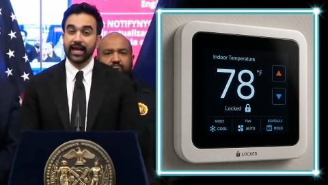VIDEO: Communist NYC Mayor Mamdani Begs With Residents To Set AC To 78F!