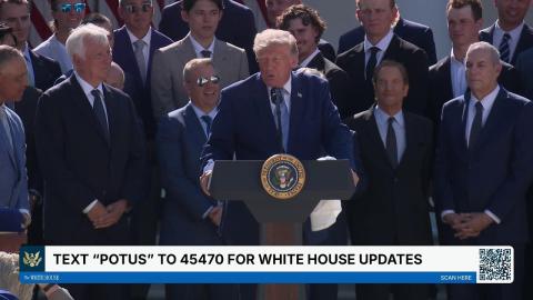 President Trump Hosts the Los Angeles Dodgers, 2025 World Series Champions