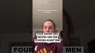 Four Grown Men Helped And She Clocked Every ONE