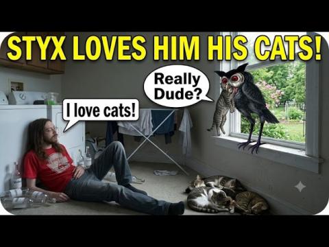 Styxhexenhammer666 Does Love Him His Cats! LOL!