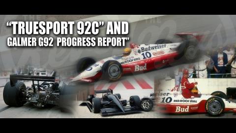 1992 CART Truesport 92C and GalmerG92 development.