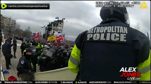 BREAKING: J6 Capitol Police Release New Video Of Alex Jones Trying To Stop Capitol Breach!