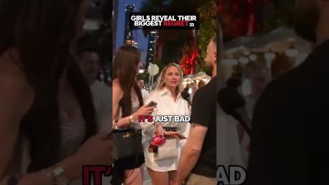 Girls Reveal Their Biggest Regret #dating #datingadvice #streetinterview  #datingtips