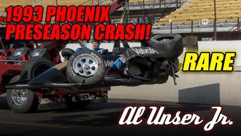 1993 C.A.R.T. Phoenix preseason crash Al Unser Jr. VERY RARE!!