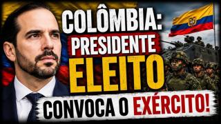 Presidente eleito da Colômbia acusa golpe de Petro e convoca o exército