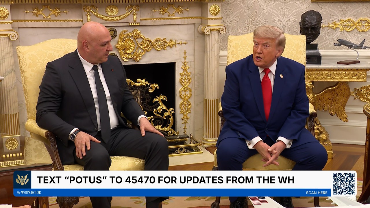 President Trump Participates in a Bilateral Meeting with the President of the Republic of Lebanon