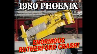 1980 C.A.R.T. Johnny Rutherford retrospective about his HUGE accident at Phoenix