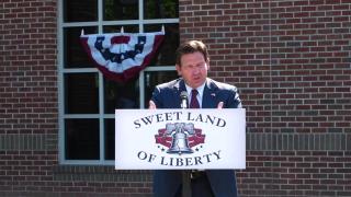 Governor DeSantis Unveils Replica of Liberty Bell in Liberty County