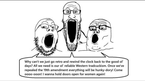 You have to take away women's social power too