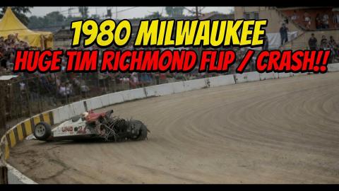 1980 CART - Mike Mosely HUGE accident at the Mile
