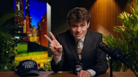 Nick Fuentes says the left isn't against Israel