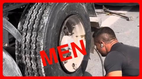 I have seen a guy pull big earth moving tyres off rims in like 30 seconds