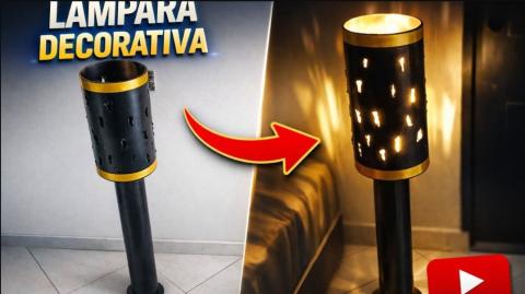 Lampara decorativa con reciclaje ♻️