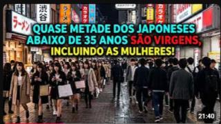 O FIM DOS PAÍSES: QUASE METADE DOS ADULTOS SOLTEIROS JAPONESES COM MENOS DE 35 ANOS SÃO VIRGENS!