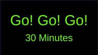 30 Min Go - 30 Min Stop - Pomodoro Timer Visual with Audio and Alarm