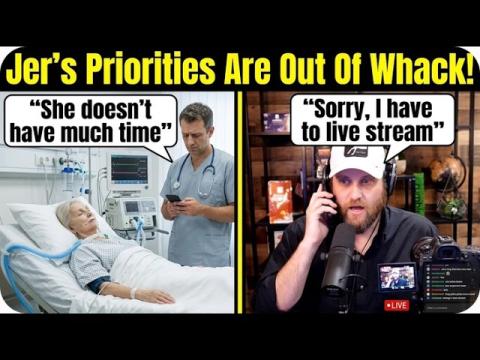 Jer's Chooses Live Streaming Over Family | COMEDY GOLD!