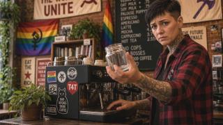 Commie Coffee Shop Gets Attacked By Troon