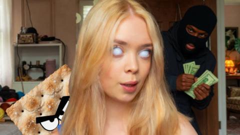 Blind Influencer Mocked After Being Robbed By Migrant Boyfriend