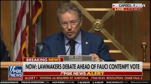 BREAKING VIDEO: Fauci Faces Certain Indictment After Senate Holds Him In Contempt!