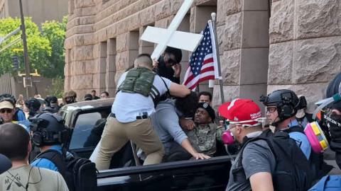 Muslims Try to Kill Jake Lang in Minneapolis Again