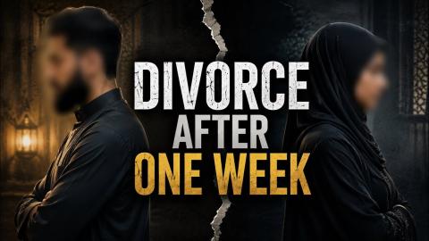 Why Men Divorce after one week?