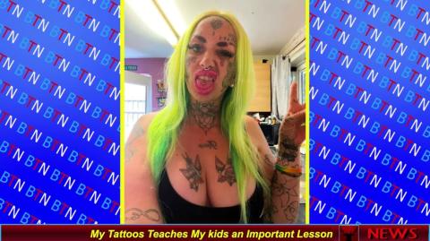 My Tattoos Teaches My kids an Important Lesson