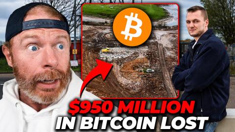 $950 million in Bitcoin Lost! (Man Gives Up trying to find Hard Drive)