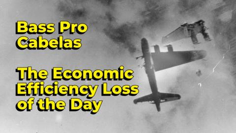 The Economic Efficiency Loss of the Day - Cabelas/Bass Pro