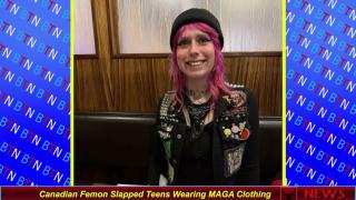 Canadian Femon Slapped Teens Wearing MAGA Clothing