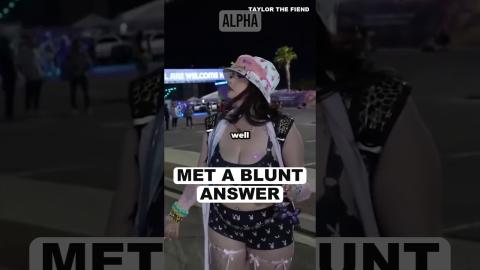 Bunny Outfit Meets A BLUNT Answer