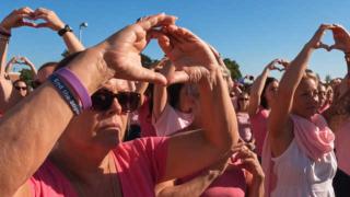 Women Gather Outside Lindsay Clancy Courthouse