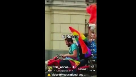 How they deal with woke satanic LGBT degeneracy in Russia