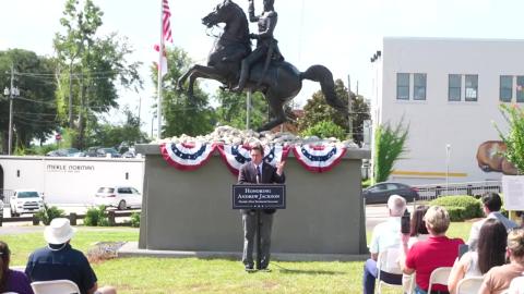 Governor DeSantis Unveils Statue of Andrew Jackson in Marianna