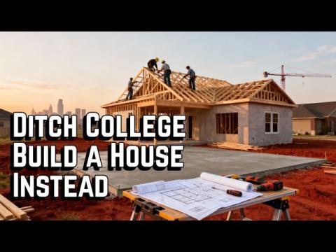 Forget College.  Build Your House Instead.